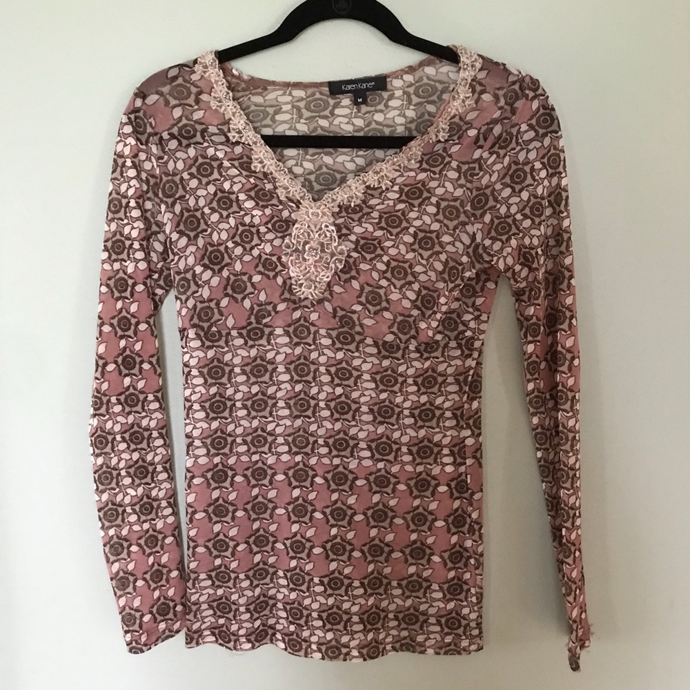 Karen Kane woman’s long sleeve shirt.